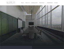 Tablet Screenshot of kamcoproperty.com